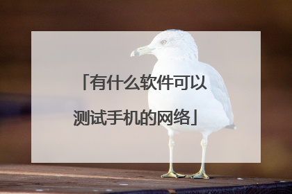 有什么软件可以测试手机的网络