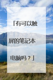 有可以触屏的笔记本电脑吗？