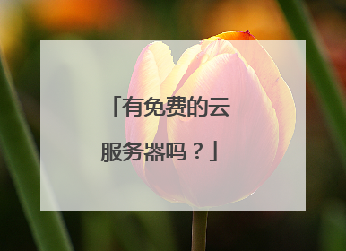 有免费的云服务器吗?