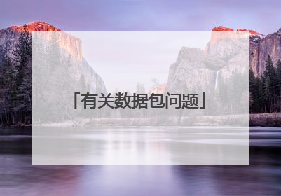 有关数据包问题