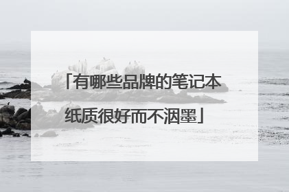 有哪些品牌的笔记本纸质很好而不洇墨