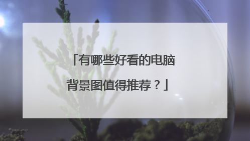 有哪些好看的电脑背景图值得推荐？