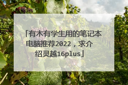 有木有学生用的笔记本电脑推荐2022，求介绍灵越16plus