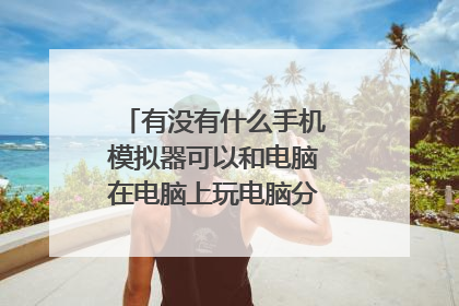 有没有什么手机模拟器可以和电脑在电脑上玩电脑分屏游戏的软件?
