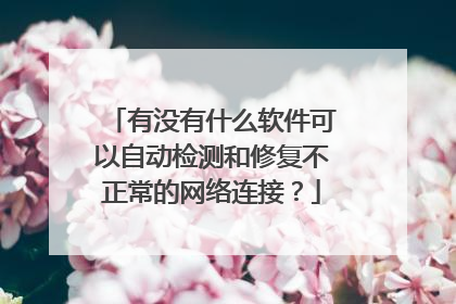 有没有什么软件可以自动检测和修复不正常的网络连接?