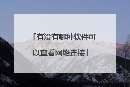 有没有哪种软件可以查看网络连接