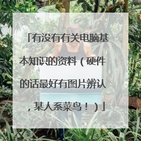 有没有有关电脑基本知识的资料（硬件的话最好有图片辨认，某人系菜鸟！）