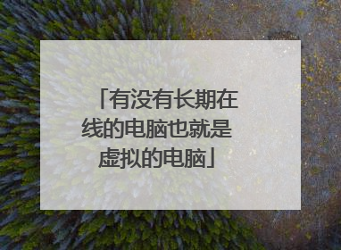 有没有长期在线的电脑也就是虚拟的电脑