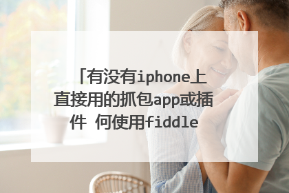 有没有iphone上直接用的抓包app或插件 何使用fiddler 抓取ios
