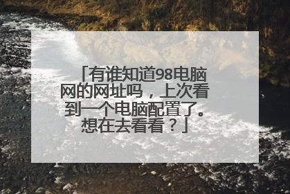 有谁知道98电脑网的网址吗，上次看到一个电脑配置了。想在去看看？
