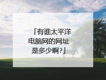 有谁太平洋电脑网的网址是多少啊?