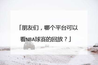 朋友们，哪个平台可以看NBA球赛的回放？