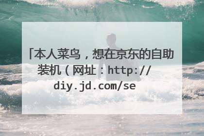 本人菜鸟,想在京东的自助装机(网址:http://diy.jd.com/self/)里装一台式主机,请大神帮忙推荐配置