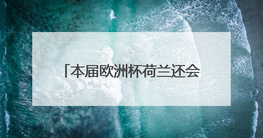 本届欧洲杯荷兰还会继续是无冕之王吗?