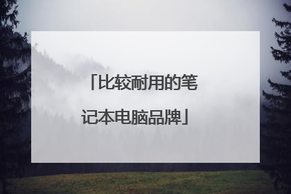 比较耐用的笔记本电脑品牌