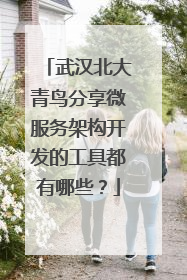 武汉北大青鸟分享微服务架构开发的工具都有哪些?