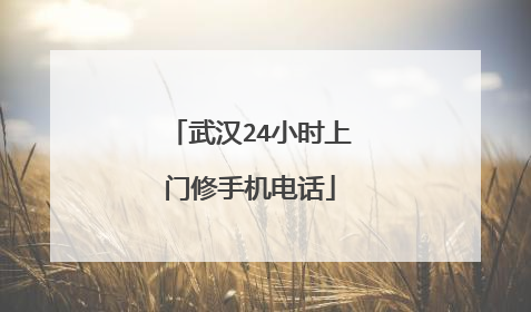 武汉24小时上门修手机电话