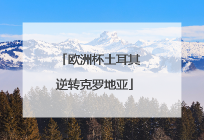 欧洲杯土耳其逆转克罗地亚