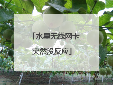 水星无线网卡突然没反应