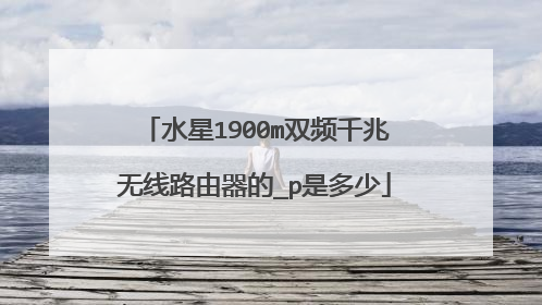 水星1900m双频千兆无线路由器的_p是多少