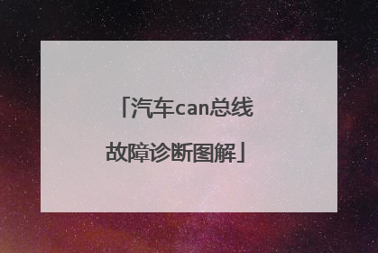 汽车can总线故障诊断图解