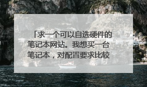 求一个可以自选硬件的笔记本网站。我想买一台笔记本，对配置要求比较高。或者推荐几款，价格两万以内一万