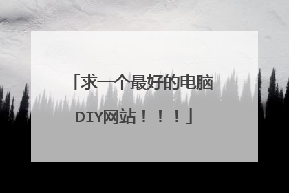 求一个最好的电脑DIY网站!!!