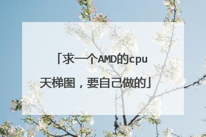 求一个AMD的cpu天梯图，要自己做的