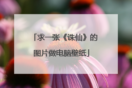 求一张《诛仙》的图片做电脑壁纸