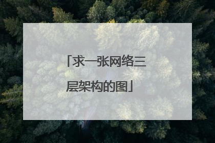 求一张网络三层架构的图
