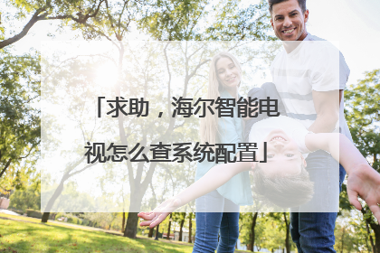 求助,海尔智能电视怎么查系统配置
