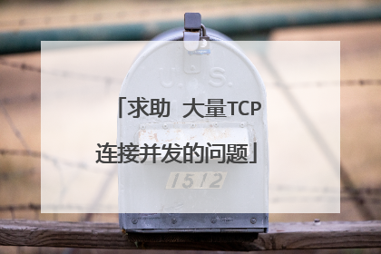 求助 大量TCP连接并发的问题