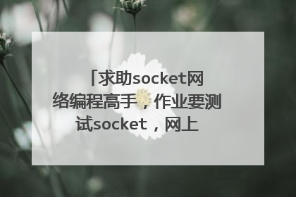 求助socket网络编程高手,作业要测试socket,网上找了代码,自己改了编译错误后,link一堆未定义错误,求