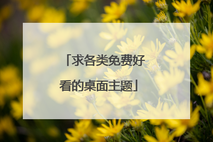 求各类免费好看的桌面主题