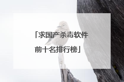 求国产杀毒软件前十名排行榜