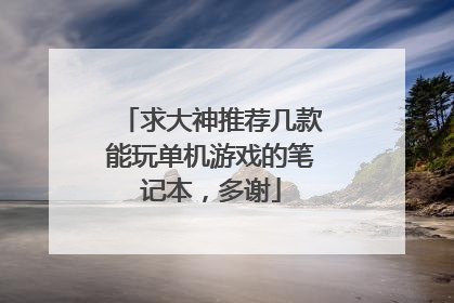 求大神推荐几款能玩单机游戏的笔记本，多谢