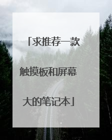 求推荐一款触摸板和屏幕大的笔记本