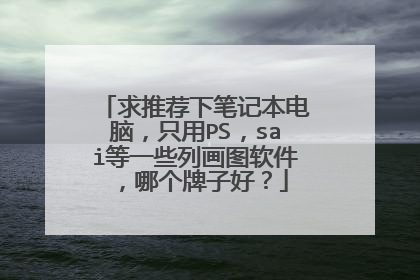 求推荐下笔记本电脑,只用PS,sai等一些列画图软件,哪个牌子好?