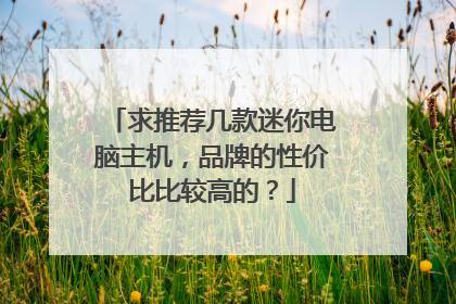 求推荐几款迷你电脑主机,品牌的性价比比较高的?