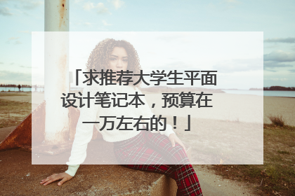 求推荐大学生平面设计笔记本,预算在一万左右的!
