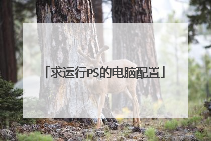 求运行PS的电脑配置