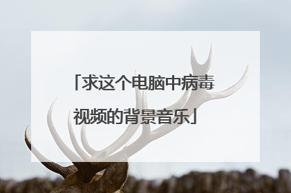 求这个电脑中病毒视频的背景音乐