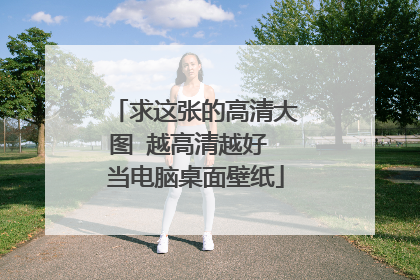 求这张的高清大图 越高清越好 当电脑桌面壁纸