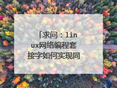 求问：linux网络编程套接字如何实现同时实时收发？