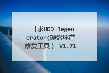 求HDD Regenerator(硬盘坏道修复工具) V1.71 英文版网盘资源