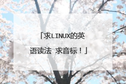 求LINUX的英语读法 求音标！