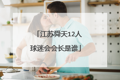 江苏舜天12人球迷会会长是谁