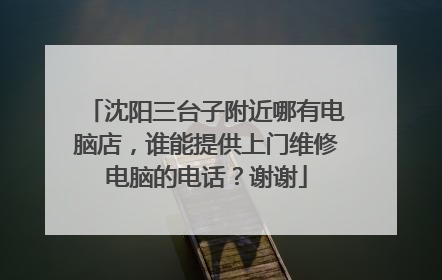 沈阳三台子附近哪有电脑店,谁能提供上门维修电脑的电话?谢谢