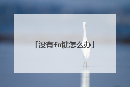 没有fn键怎么办