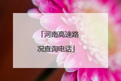 河南高速路况查询电话